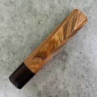 Custom Japanese Knife handle (wa handle) for 240mm - Tambooti and African Blackwood