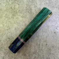 Custom Japanese Knife handle (wa handle) for 165-210mm : Dyed maple and mango