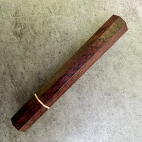 Custom Japanese Knife handle (wa handle) for 240mm - Kingwood and copper