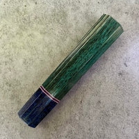 Custom Japanese Knife handle (wa handle) for 165-210mm : Dyed maple and mango
