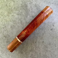 Custom Japanese Knife handle (wa handle) for 165-210mm : Rosewood and Tasmanian Blackwood