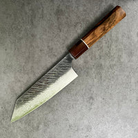 Custom Yu Kurosaki Fujin VG10 Hammered 165 Bunka - Turkish Walnut