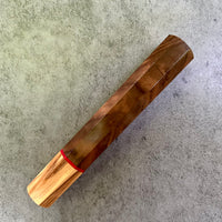 Custom Japanese Knife handle (wa handle) for 165-210mm : Turkish Walnut and Olive
