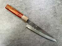 Custom Sugi Fujiwara W1 150mm petty - Siamese rosewood and blonde horn