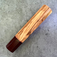 Custom Japanese Knife handle (wa handle) for 165-210mm : Olive and Katalox