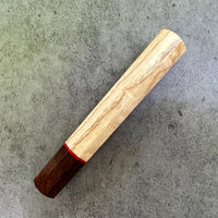 Custom Japanese Knife handle (wa handle) for 165-210mm : Ash and Pheasant wood