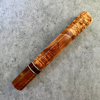 Custom Japanese Knife handle (wa handle) for 240mm - Masur birch and Tasmanian Blackwood
