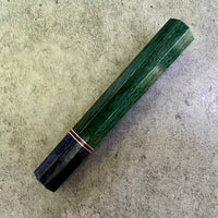 Custom Japanese Knife handle (wa handle) for 165-210mm : Dyed maple and mango