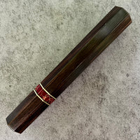 Custom Japanese Knife handle (wa handle) for 165-210mm : African Blackwood and tru-stone