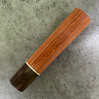 Custom Japanese Knife handle (wa handle) for 165-210mm : Pau Rosa and Ziricote