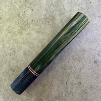 Custom Japanese Knife handle (wa handle) for 165-210mm : Dyed maple and mango