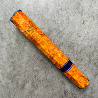 Custom Japanese Knife handle (wa handle) for 240mm - Box elder burl hybrid