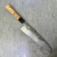Custom Hunter Valley Blade hand rubbed San Mai 1095 Gyuto 240 mm - Spalted Sycamore