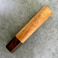 Custom Japanese Knife handle (wa handle) for 165-210mm : Koa (straight grain) and desert ironwood