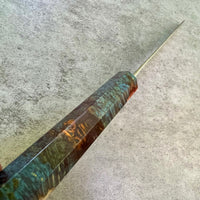 Yu Kurosaki Fujin SG2 Hammered Gyuto 210 - Blue hybrid handle
