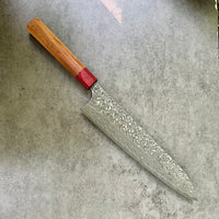 Yoshimi Kato SG2 Black Nickel Damascus Gyuto 240mm