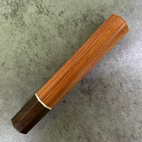 Custom Japanese Knife handle (wa handle) for 165-210mm : Pau Rosa and Ziricote