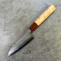 Custom Matsubara B2 Hammered Petty 120 mm - Birdseye maple