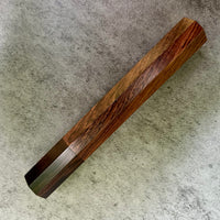 Custom Japanese Knife handle (wa handle) for 240mm - Honduran Rosewood and African Blackwood