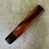 Custom Japanese Knife handle (wa handle) for 240mm - Sonoran Desert Ironwood and buffalo horn