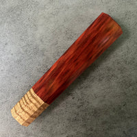 Custom Japanese Knife handle (wa handle) for 165-210mm : Redheart and Tasmanian Blackwood