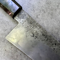 Custom Hunter Valley Blade hand rubbed San Mai 1095 Gyuto 240 mm - Spalted Sycamore