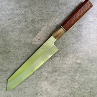 Custom Nakagawa Satoshi Ginsan 3 Kiritsuke 210mm - Cocobolo and marbled horn