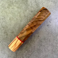 Custom Japanese Knife handle (wa handle) for 165-210mm : Turkish Walnut and Olive