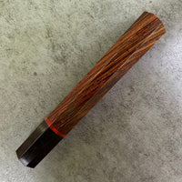 Custom Japanese Knife handle (wa handle) for 240mm - Cocobolo with vintage poker chip