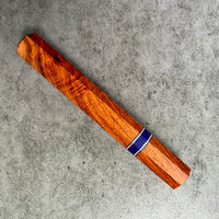 Custom Japanese Knife handle (wa handle) for 240mm - Premium Siamese rosewood, stone and copper