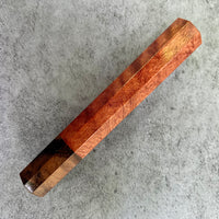 Custom Japanese Knife handle (wa handle) for 165-210mm : Hooked needlewood