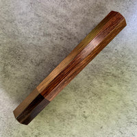 Custom Japanese Knife handle (wa handle) for 240mm - Honduran Rosewood and African Blackwood