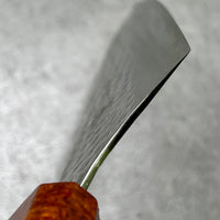 Custom Kurosaki Senko SG2/R2 240mm (10”) Gyuto Chef Knife : Amboyna burl with vintage poker chip