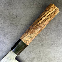 Custom Hunter Valley Blade hand rubbed San Mai 1095 Gyuto 240 mm - Spalted Sycamore