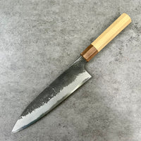 Mazaki Kurouchi Shirogami W2 Gyuto 240
