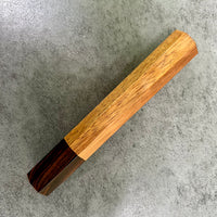 Custom Japanese Knife handle (wa handle) for 165-210mm : Koa (straight grain) and desert ironwood