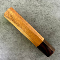 Custom Japanese Knife handle (wa handle) for 165-210mm : Koa (straight grain) and desert ironwood