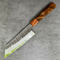 Custom Hatsukokoro Inazuma Aogami Super Bunka 175 mm - Turkish Walnut