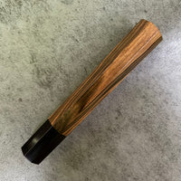 Custom Japanese Knife handle (wa handle) for 165-210mm : Mun Ebony and horn