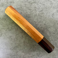 Custom Japanese Knife handle (wa handle) for 165-210mm : Koa (straight grain) and desert ironwood