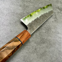 Custom Hatsukokoro Inazuma Aogami Super Bunka 175 mm - Turkish Walnut