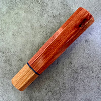 Custom Japanese Knife handle (wa handle) for 165-210mm : Pau Rosa and Sinker Cypress