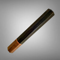 Custom Japanese Knife handle (wa handle) for 240 mm: African Blackwood and Western Myall | Sugi Cutlery
