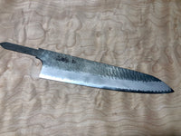 Nigara Hamono SG2 Kurouchi Tsuchime Gyuto 240 mm - Blade Only