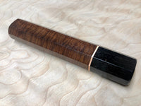 Custom Japanese Knife Handle (Wa Handle) - Ringed Gidgee and Ebony