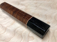 Custom Japanese Knife Handle (Wa Handle) - Ringed Gidgee and Ebony