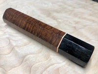 Custom Japanese Knife Handle (Wa Handle) - Ringed Gidgee and Ebony