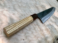 Custom Ittetsu Kurouchi 210 Gyuto - Shirogami White No 1 with Curly Ash and Cocobolo
