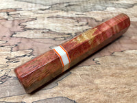 Custom Japanese Knife handle (Wa handle) - Curly Mango