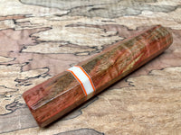 Custom Japanese Knife handle (Wa handle) - Curly Mango